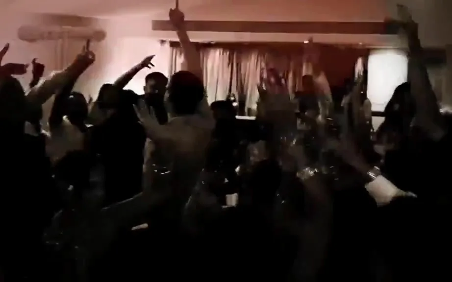 Packed dance floor