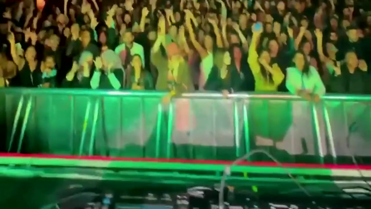 DJK performing for a packed event
